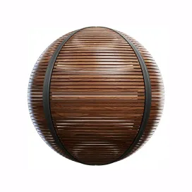 Wood and metal fence 2